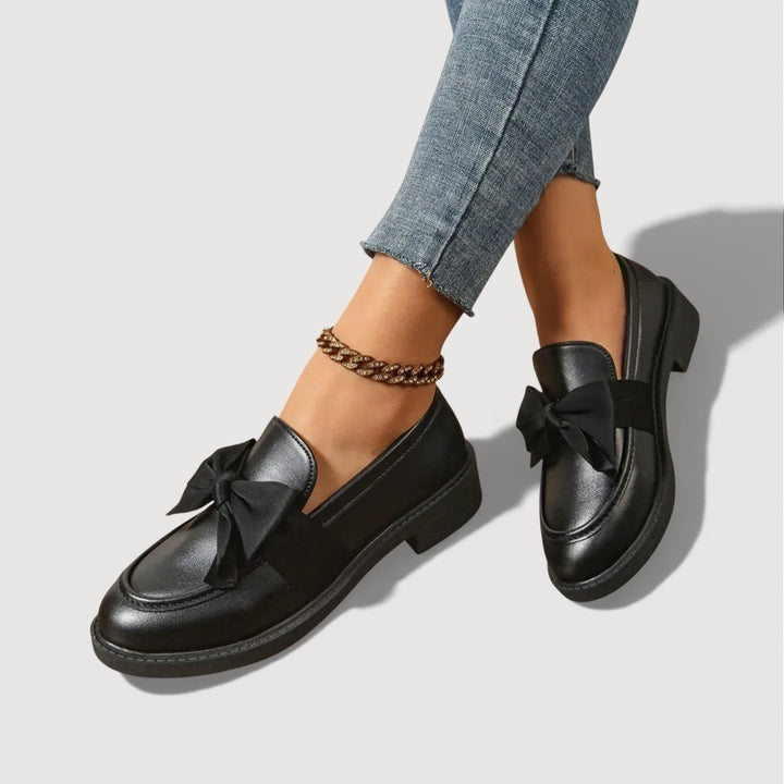MAERYL – BOW DETAIL LOAFERS