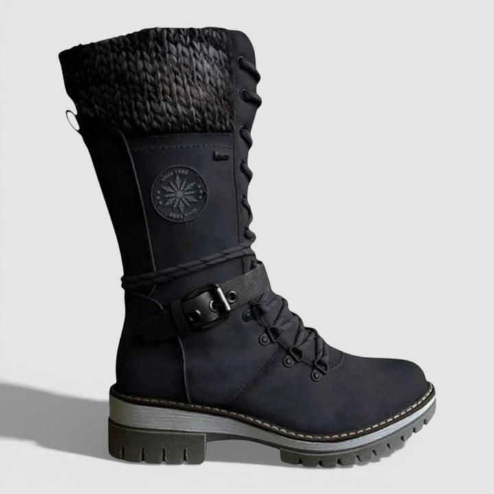 FARAH – WINTER LACE-UP BOOTS
